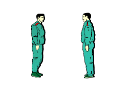 击腹别臂