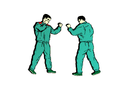 夹颈别肘
